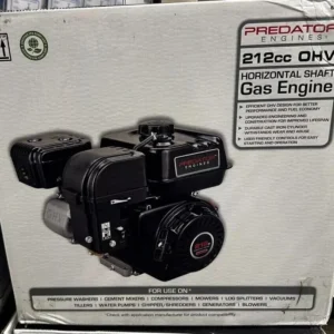 Alternative view of Predator 6.5 HP 212cc OHV Horizontal Shaft Gas Engine EPA. No ship to CA